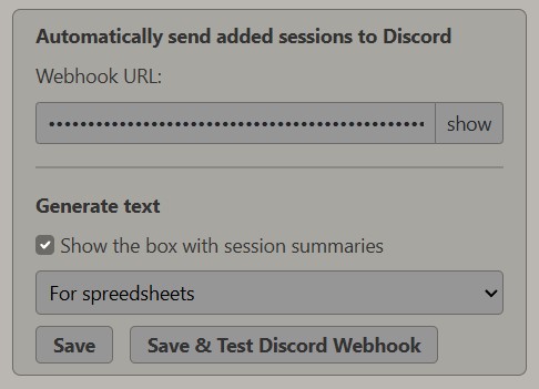 Discord webhook pomodoro