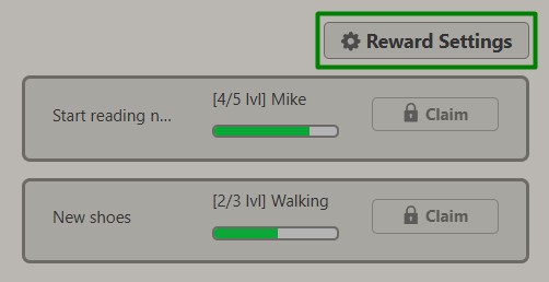 Reward Settings