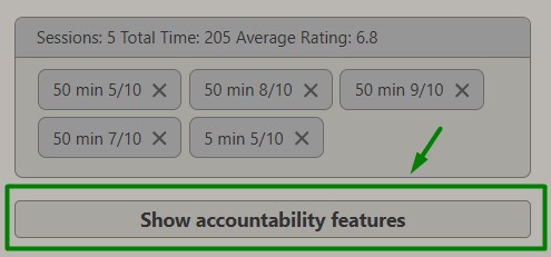 Show accountability features